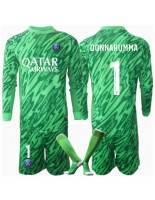 Otroške Nogometnih dresov Paris Saint-Germain Gianluigi Donnarumma #1 Vratar Domači 2024-25 Dolgi rokavi (+ hlače)